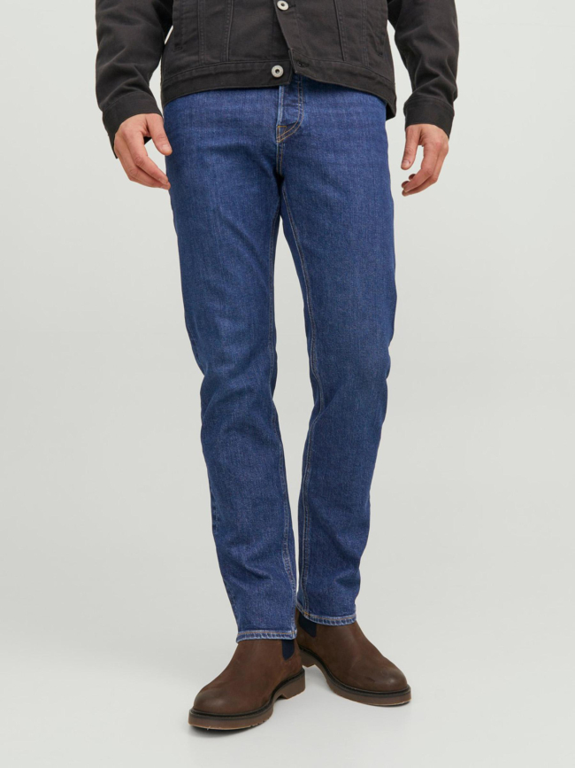 Jean mike original 386 tapered bleu marine homme - Jack & Jones