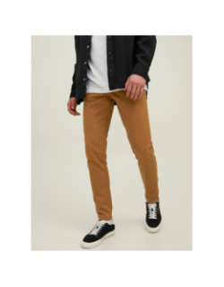 Pantalon chino slim marco bowie marron homme - Jack & Jones