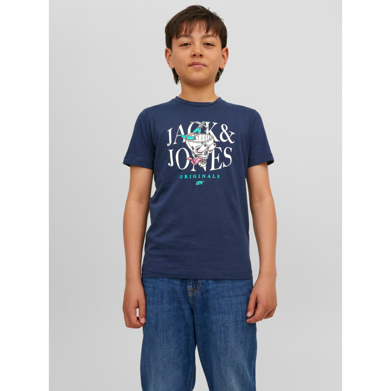 T-shirt afterlife squelette marine garçon - Jack & Jones