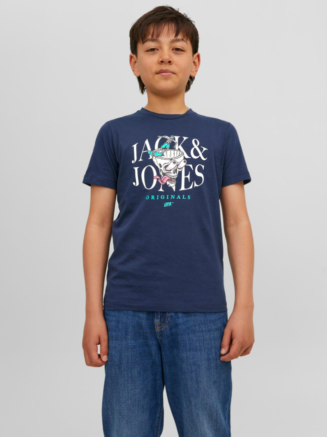 T-shirt afterlife squelette marine garçon - Jack & Jones