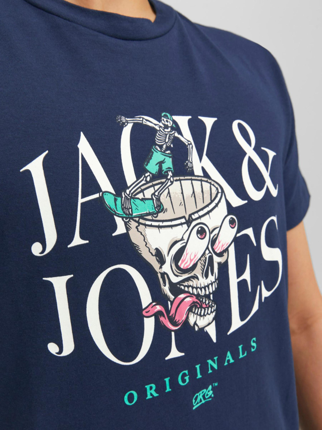 T-shirt afterlife squelette marine garçon - Jack & Jones