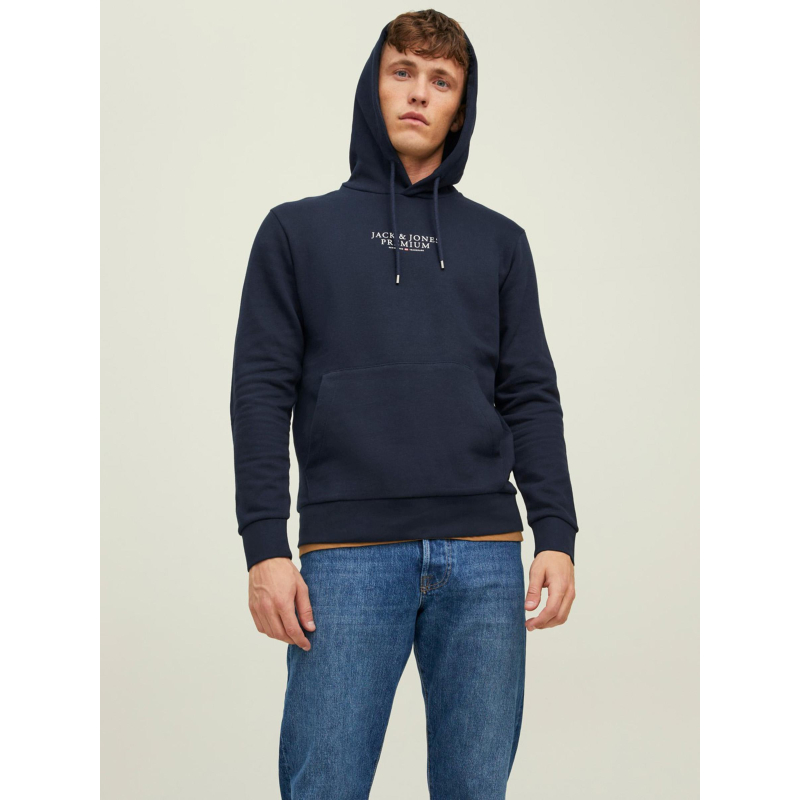 Sweat à capuche bluarchie bleu marine homme - Jack & Jones