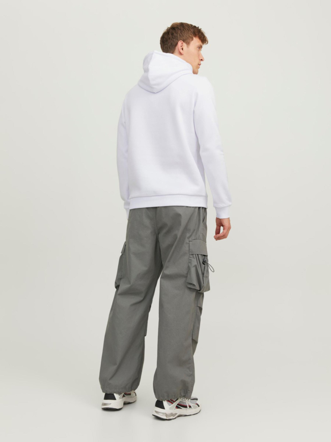 Sweat à capuche cologan aw23 blanc homme - Jack & Jones