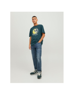 T-shirt afterlife motif squelette vert homme - Jack & Jones