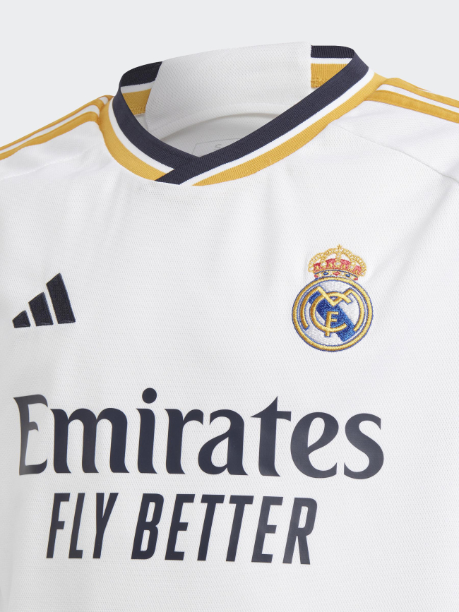 Maillot de football real madrid or blanc homme - Adidas