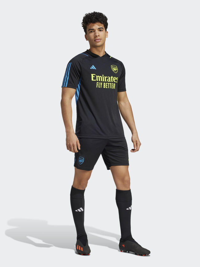 T-shirt de football arsenal fluo noir homme - Adidas