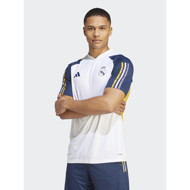 Maillot de football real madrid training blanc homme - Adidas