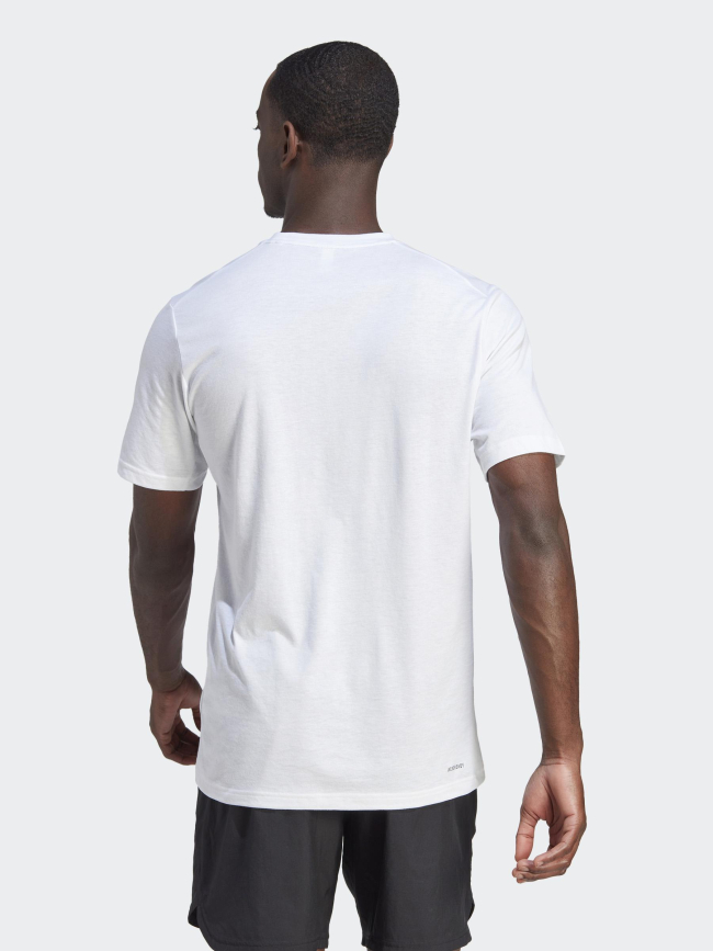 T-shirt tr-es basique logo blanc homme - Adidas