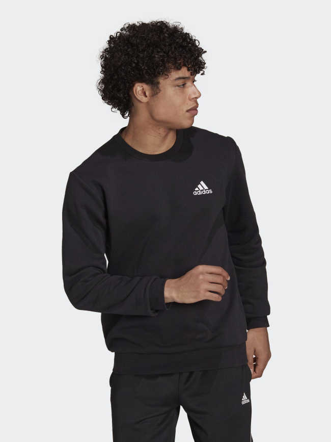 Sweat feelcozy basique noir homme - Adidas