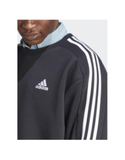 Sweat 3s fl basique logo brodé noir homme - Adidas