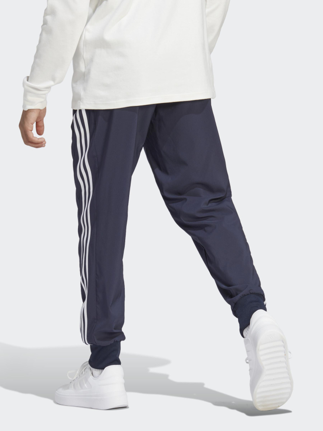 Jogging fuselé tissé aeroready logo bleu marine homme - Adidas