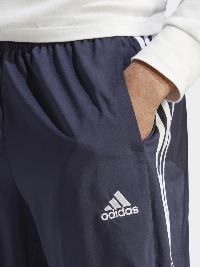 Jogging fuselé tissé aeroready logo bleu marine homme - Adidas