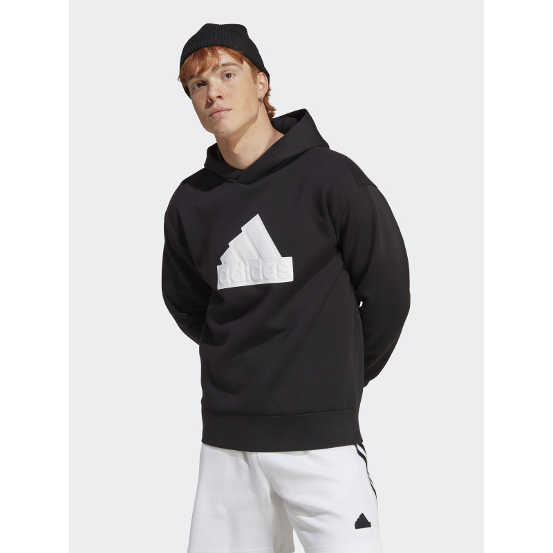 Sweat à capuche sportswear fi bos noir homme - Adidas