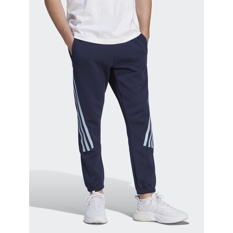 Jogging 3 bandes future icons bleu marine homme - Adidas