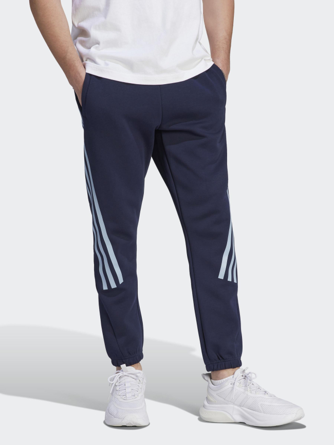 Jogging 3 bandes future icons bleu marine homme - Adidas