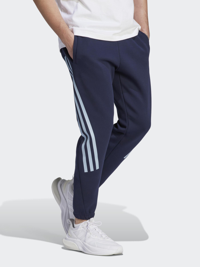 Jogging 3 bandes future icons bleu marine homme - Adidas