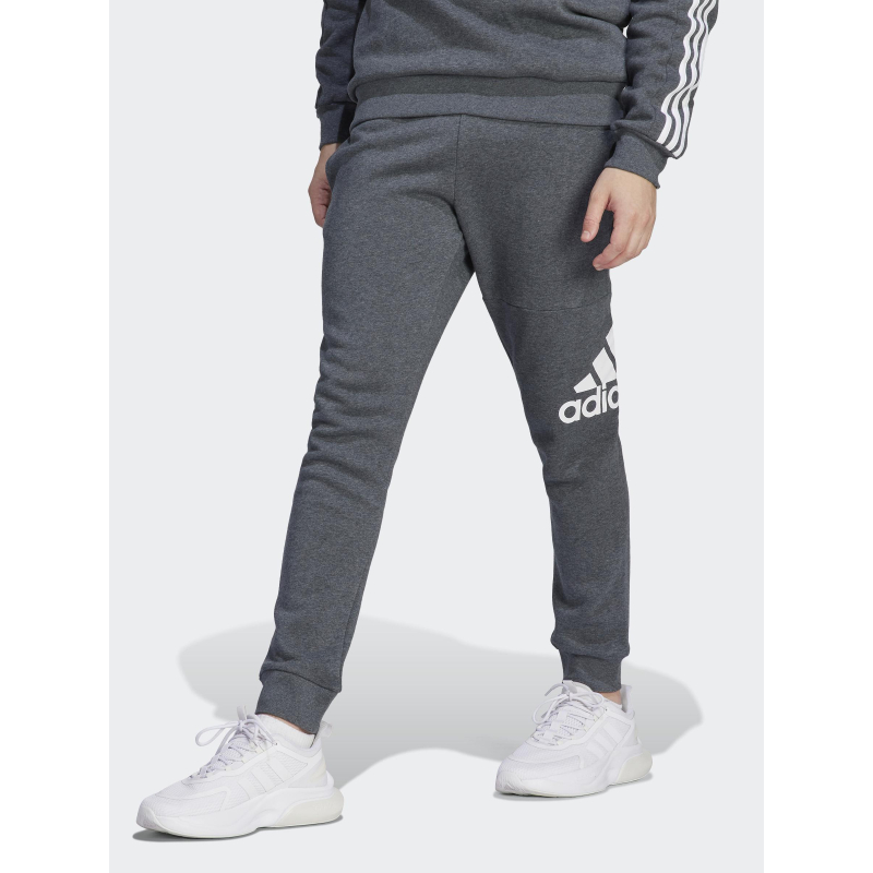 Jogging regular fit style long gris homme - Adidas