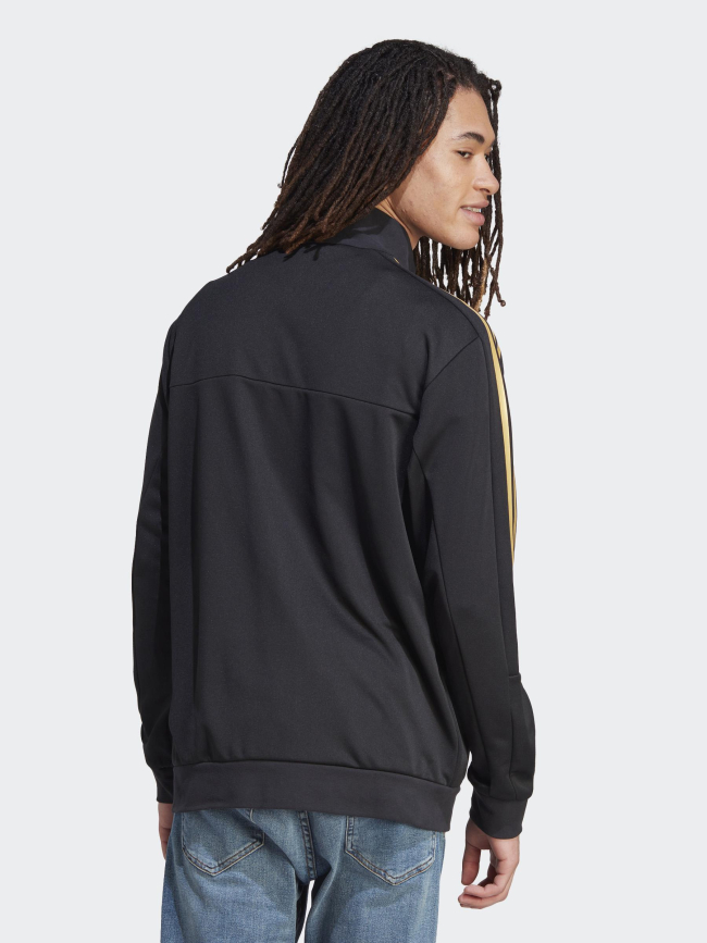 Sweat zippé tiro wm bandes dorées noir homme - Adidas