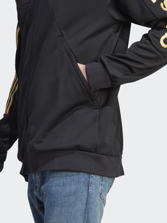 Sweat zippé tiro wm bandes dorées noir homme - Adidas