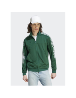 Sweat zippé tiro wm blanc vert forêt homme - Adidas