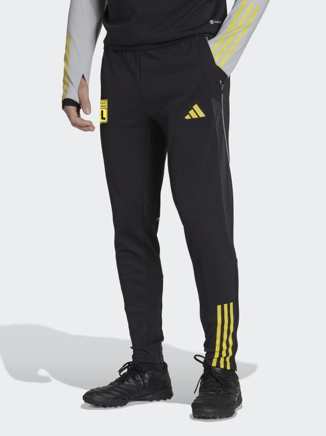 Jogging de football OL training noir homme - Adidas