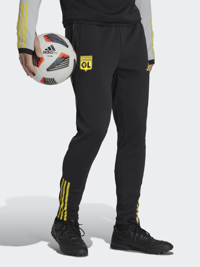 Jogging de football OL training noir homme - Adidas