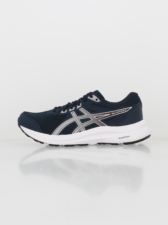 Chaussures de running gel contend 8 bleu marine femme - Asics