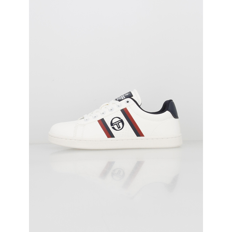 Baskets basses nizza flag bleu blanc enfant - Sergio Tacchini