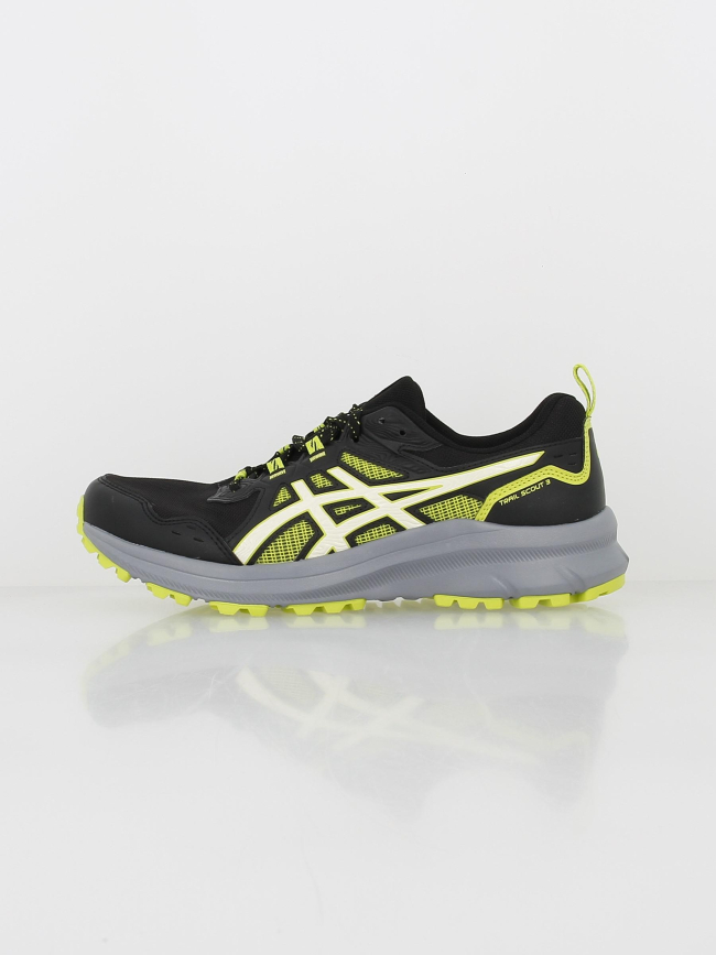 Chaussures de trail scout 3 gris vert noir homme - Asics