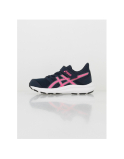 Baskets à scratch jolt 4 ps rose bleu marine enfant - Asics