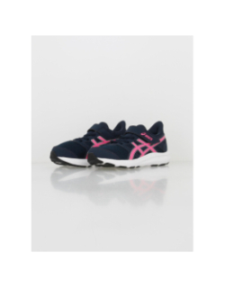 Baskets à scratch jolt 4 ps rose bleu marine enfant - Asics