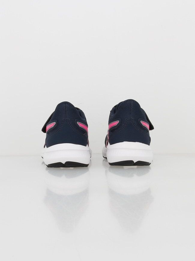 Baskets à scratch jolt 4 ps rose bleu marine enfant - Asics