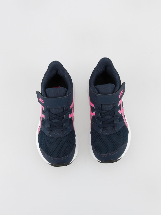 Baskets à scratch jolt 4 ps rose bleu marine enfant - Asics