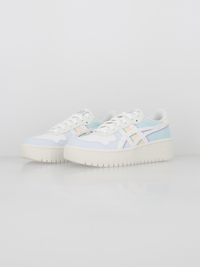 Baskets japan plateforme multicolore blanc femme - Asics