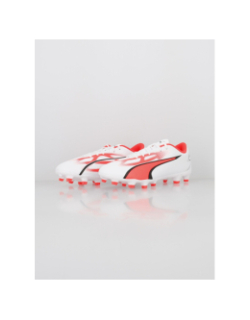 Chaussures de football ultra play FG/AG blanc homme - Puma