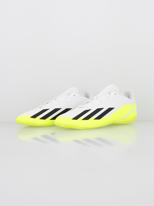 Chaussures football salle X crazyfast.4 blanc enfant - Adidas