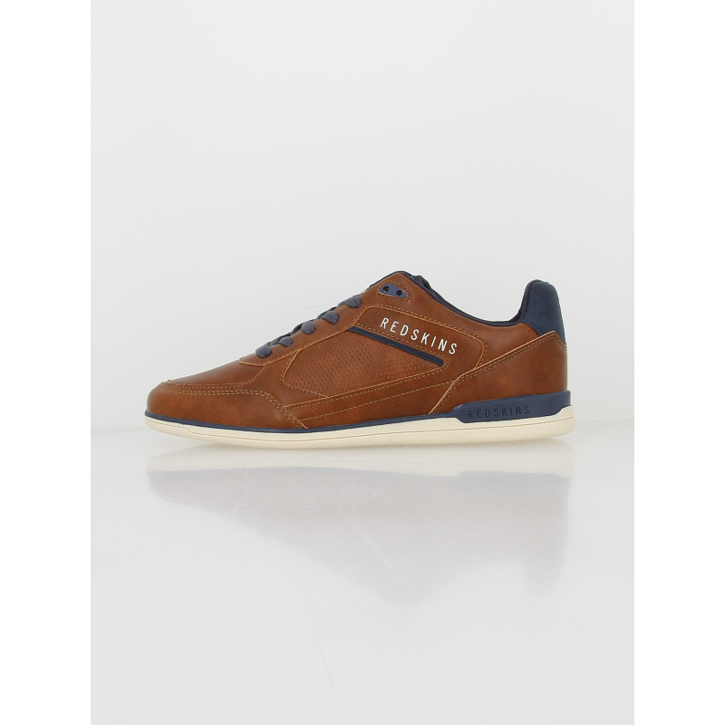 Baskets simili-cuir loisir aurore marron homme - Redskins