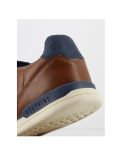 Baskets simili-cuir loisir aurore marron homme - Redskins