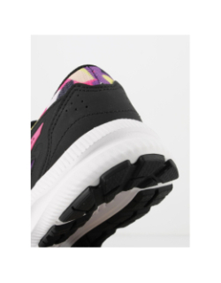 Chaussures de running contend 8 print gs noir fille - Asics