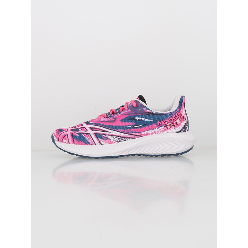 Chaussures de running gel noosa tri 15 gs rose fille - Asics