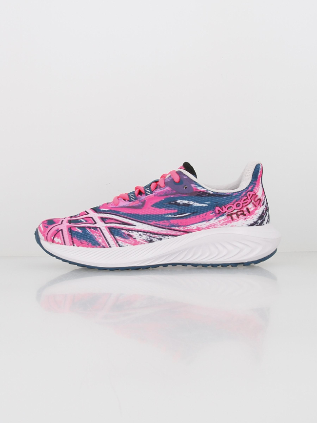 Chaussures de running gel noosa tri 15 gs rose fille - Asics