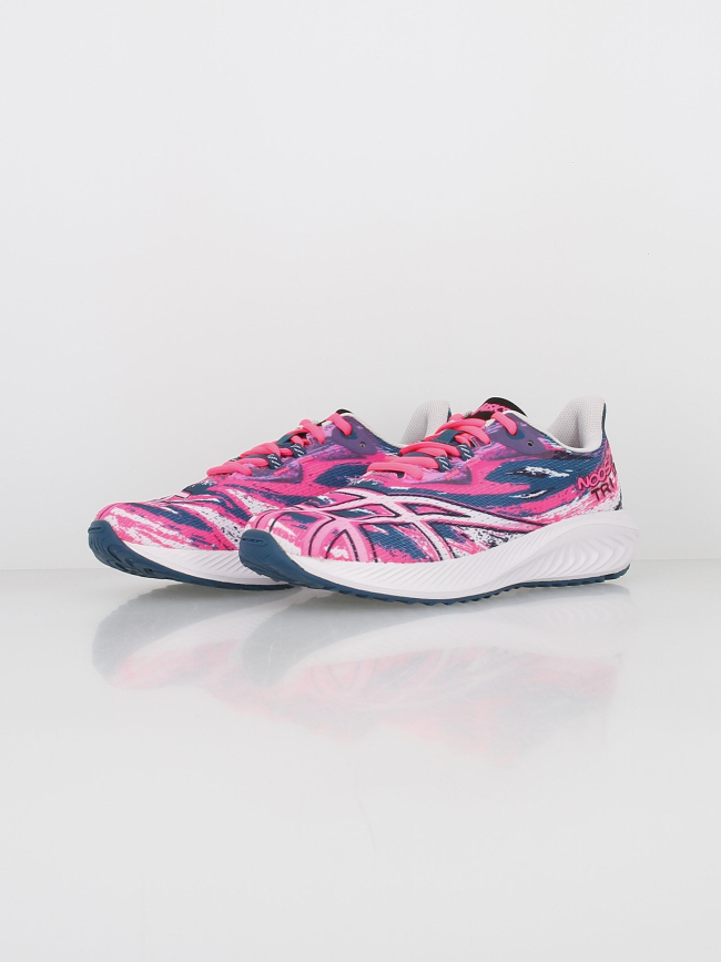 Chaussures de running gel noosa tri 15 gs rose fille - Asics