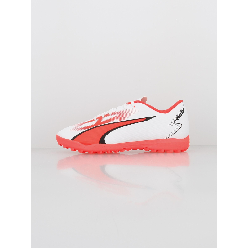 Chaussures de football ultra play tt blanc rouge homme - Puma