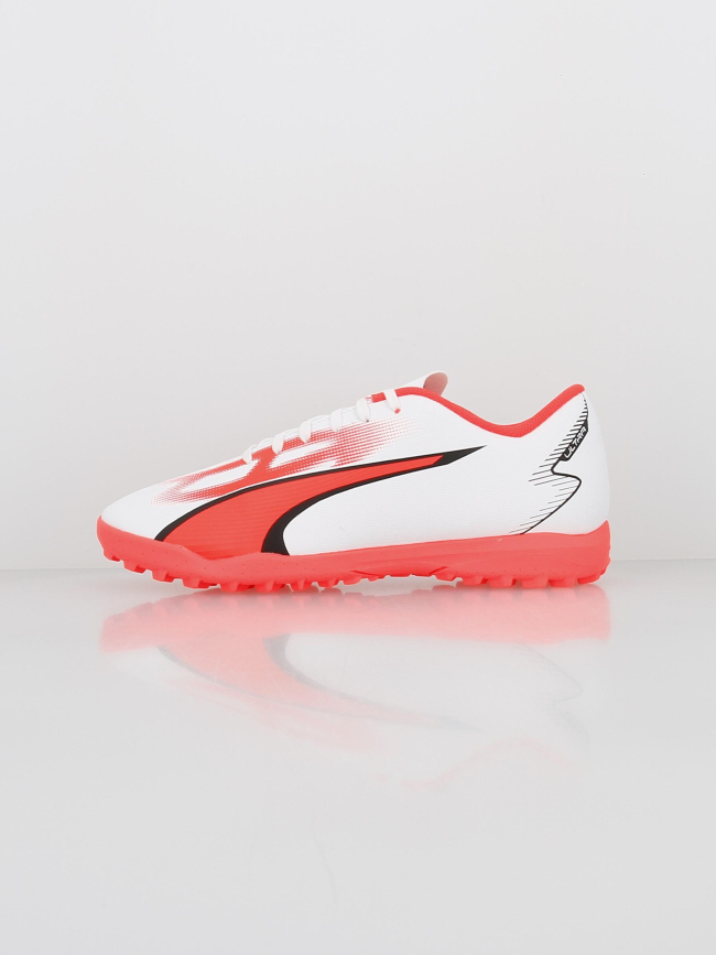 Chaussures de football ultra play tt blanc rouge homme - Puma