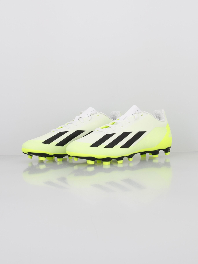 Chaussures de football X crazyfast.4 FXG fluo homme - Adidas