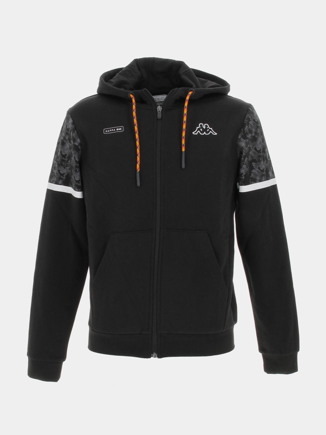 Sweat zippé genzo graphik noir homme - Kappa