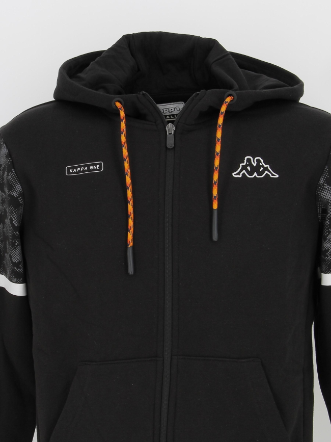 Sweat zippé genzo graphik noir homme - Kappa