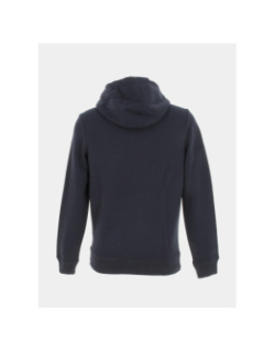 Sweat à capuche logo brodé bleu marine homme - Sunvalley