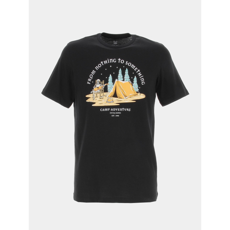 T-shirt hiker aventure squelette noir enfant - Jack & Jones