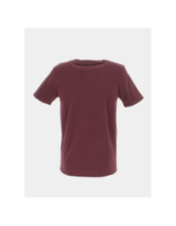 T-shirt ticlass basic bordeaux homme - Teddy Smith